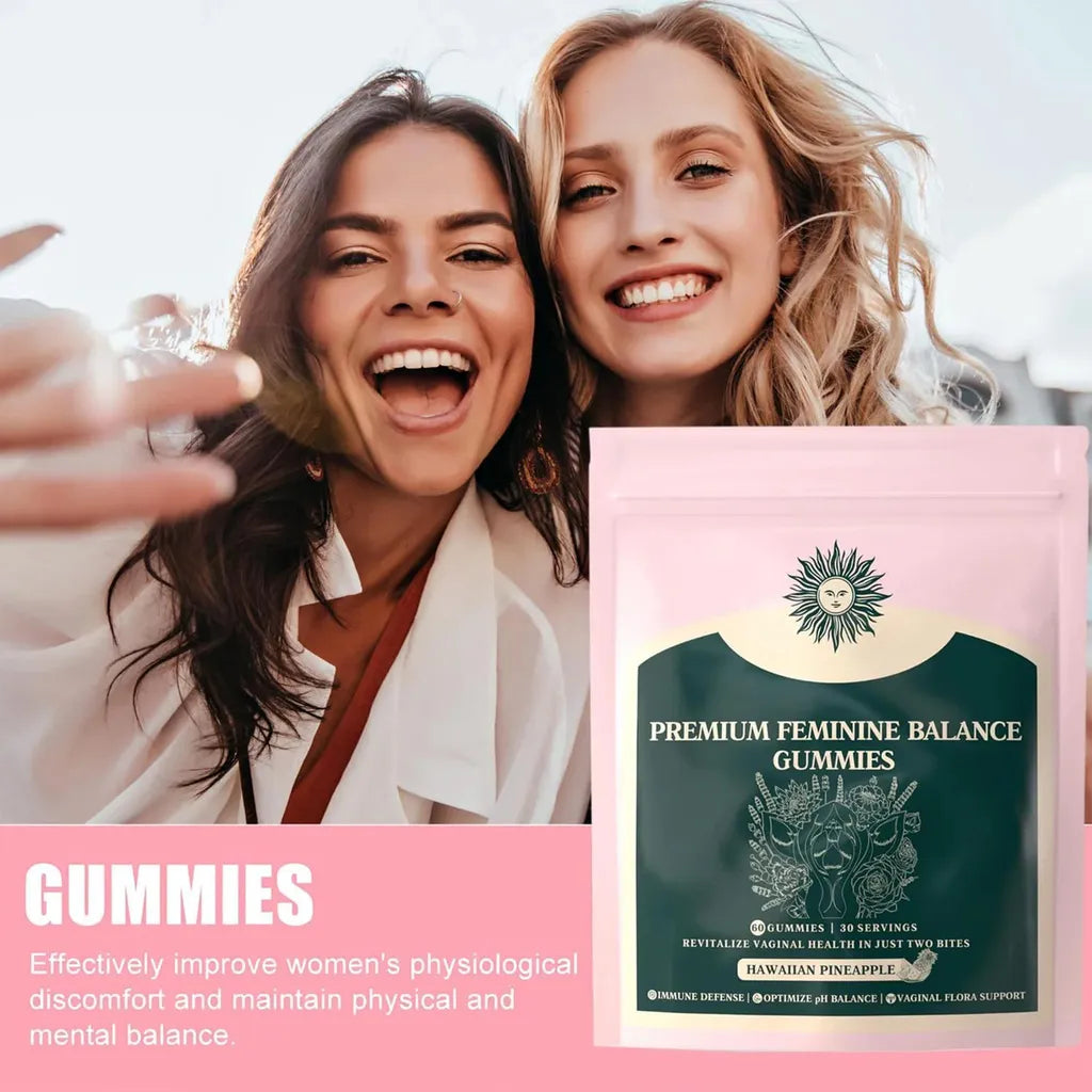 Gomas Premium de Equilíbrio Íntimo Feminino