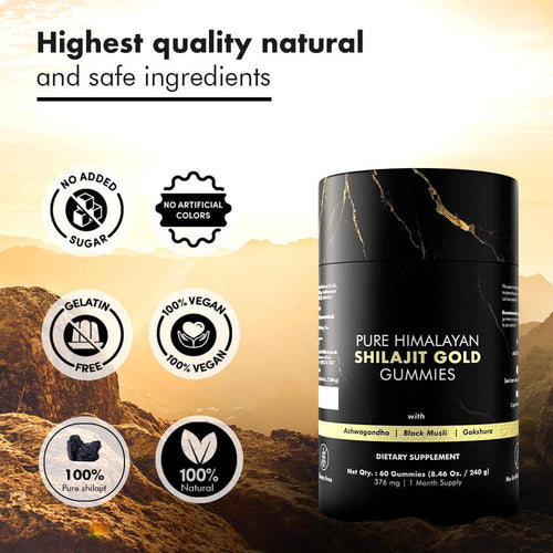 Gomas de Shilajit Mineral IT 30 gomas